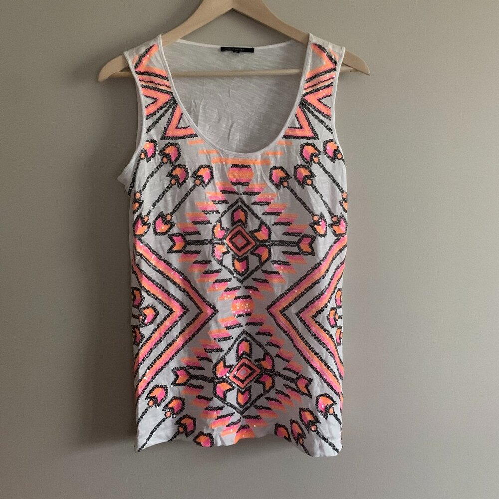Chaus Sport Sequin Tank Top | Size Small